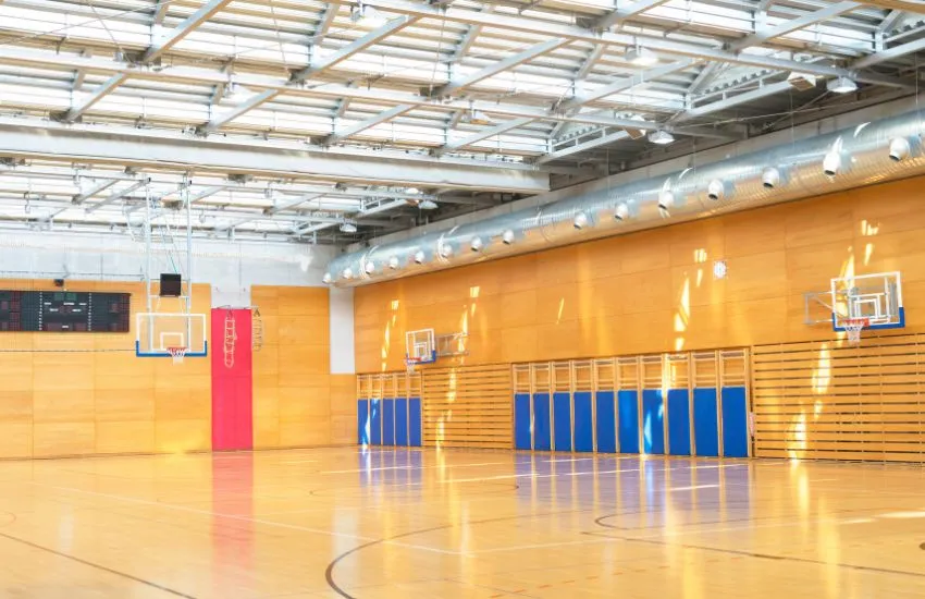 Climatización evaporativa en polideportivos